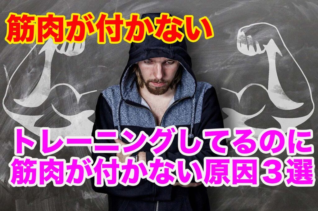 トレーニング,筋肉,つかない,原因